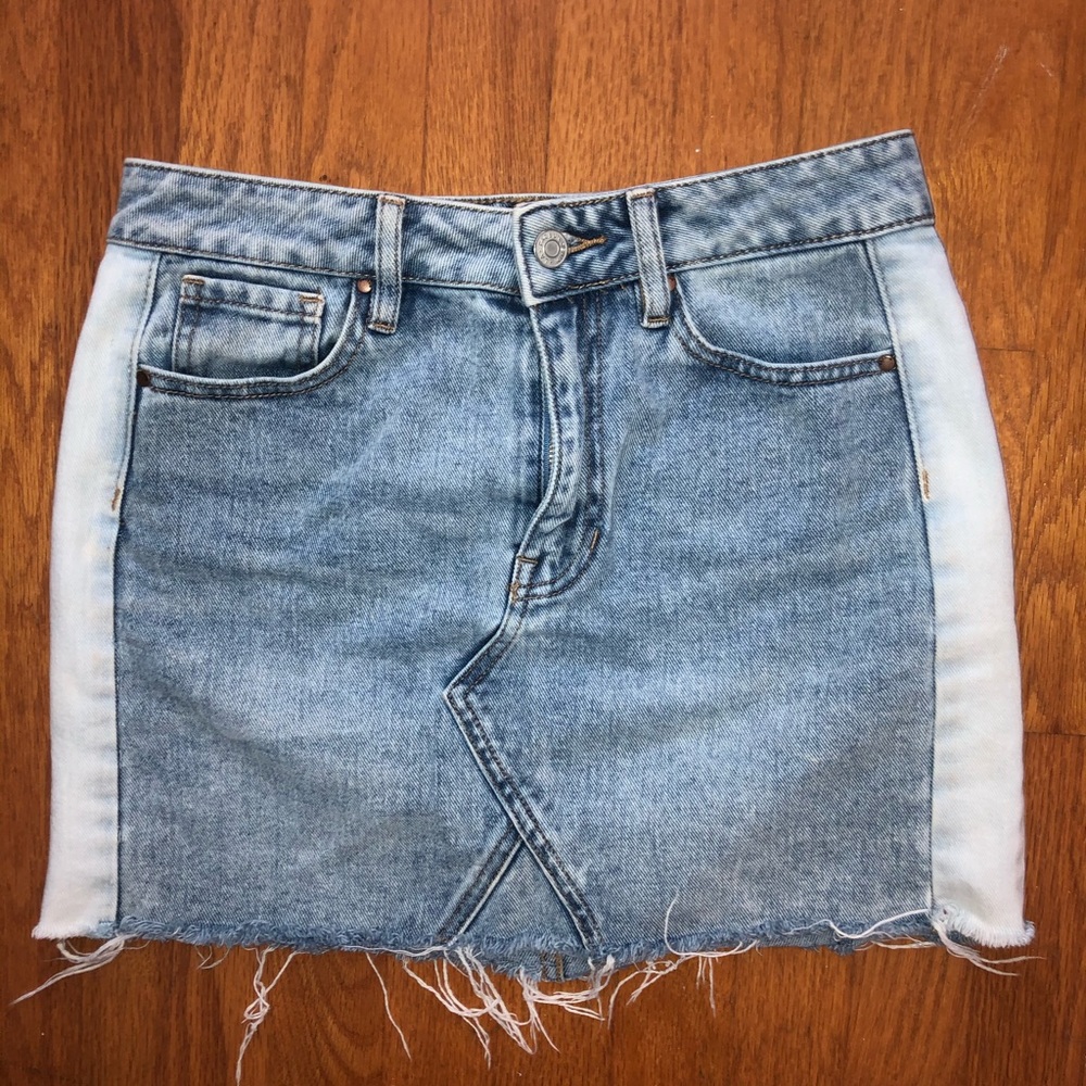 PacSun Two-Toned Denim Skirt